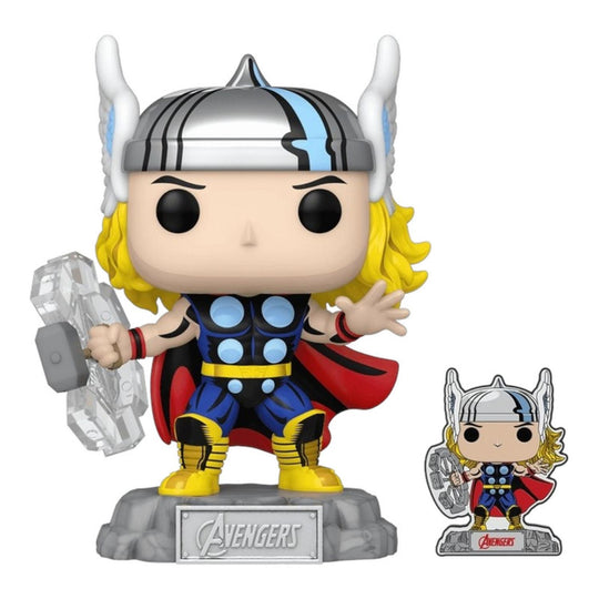Funko Pop Thor 1190 Con Pin Exclusivo Avengers