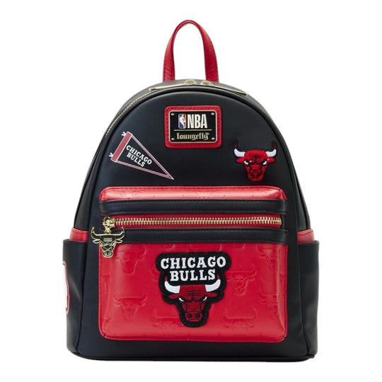 Loungefly Mini Backpack Patch Icons Chicago Bulls