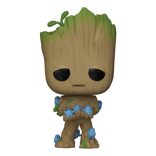 Funko Pop Groot With Grunds 1194 I Am Groot By Marvel - Limited Edition
