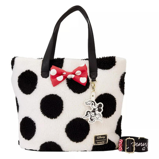 Loungefly Bolso Minnie Rocks The Dots Sherpa Mickey Mouse And Friends