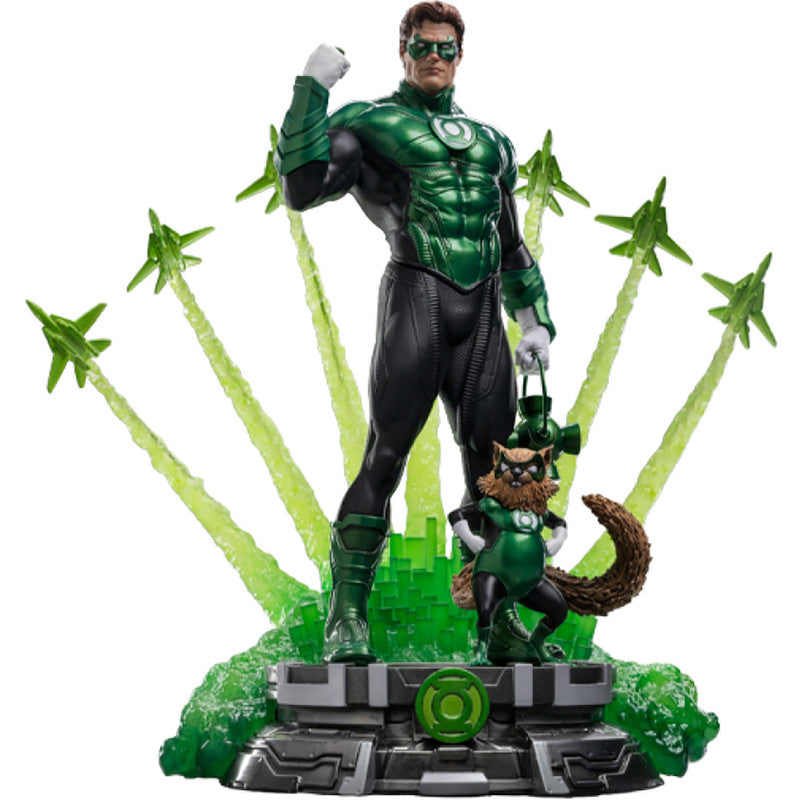 Iron Studios Estatuilla Green Lantern Unleashed Deluxe Escala 1:10 Linterna Verde