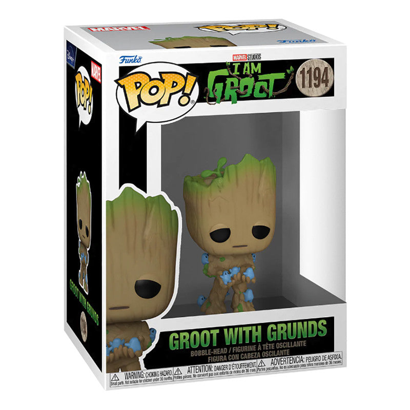 Funko Pop Groot With Grunds 1194 I Am Groot By Marvel - Limited