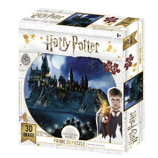 New Arrival Prime 3D Puzzles Rompecabezas Lenticular Hogwarts 500Pz Harry Potter
