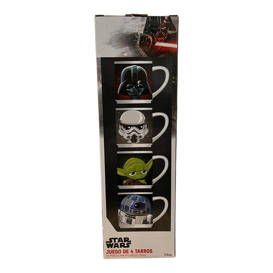 New Arrival Siglo 21 Set Tazas Personajes Star Wars