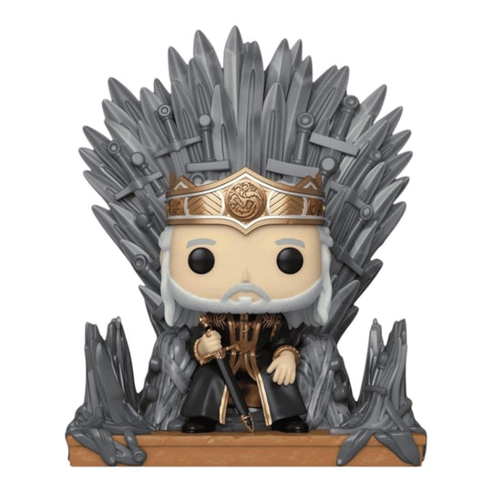 Funko Pop Deluxe Viserys On The Iron Throne 12 Game Of Thrones House Of Dragon
