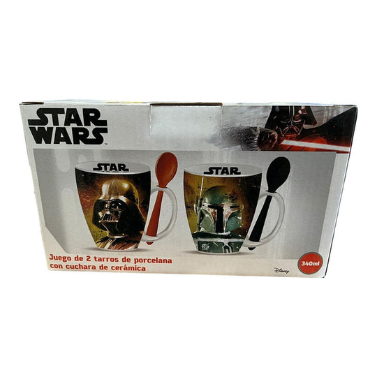 New Arrival Siglo 21 Set Taza Con Cuchara Personajes Star Wars
