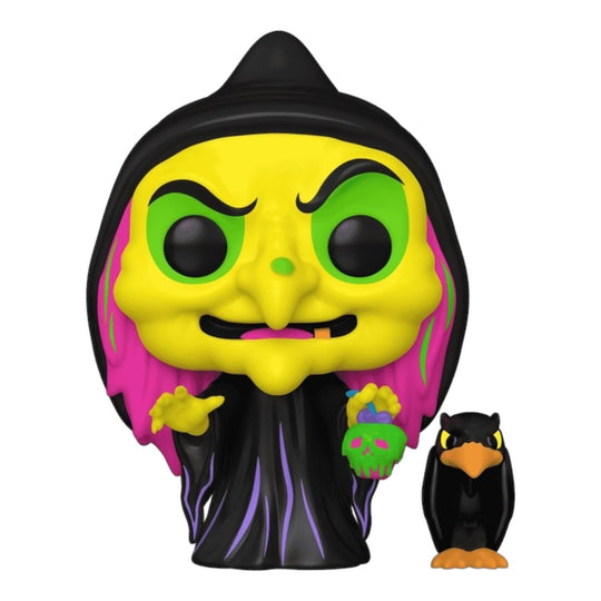 Funko Pop Disguised Evil Queen With Raven 1426 Blacklight Exclusivo Villains