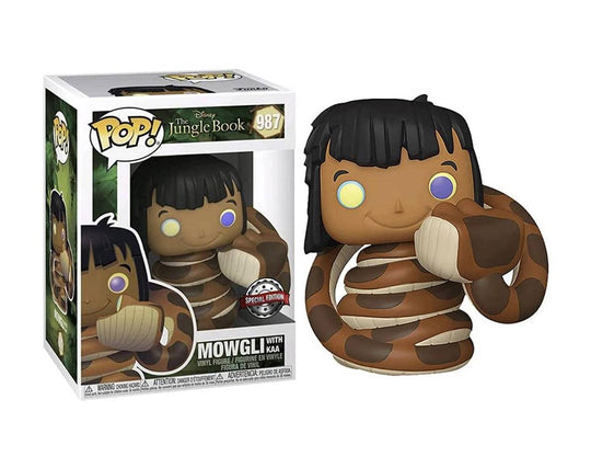 Funko Pop Mowgli With Kaa 987 (Exclusivo ) Disney The Jungle Book