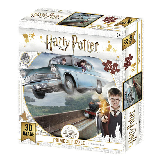 New Arrival Prime 3D Puzzles Rompecabezas Lenticular Ford Anglia 500Pz Harry Potter