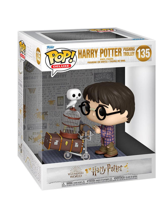 Funko Pop Deluxe Harry Poter Pushing Trolley 135 6 Pulg Harry Potter
