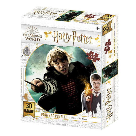 New Arrival Prime 3D Puzzles Rompecabezas Lenticular Ron Weasley Batalla 300Pz Harry Potter