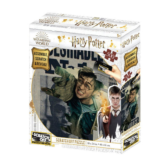 Prime 3D Puzzles Rompecabezas Scratch Wanted 500Pz Harry Potter