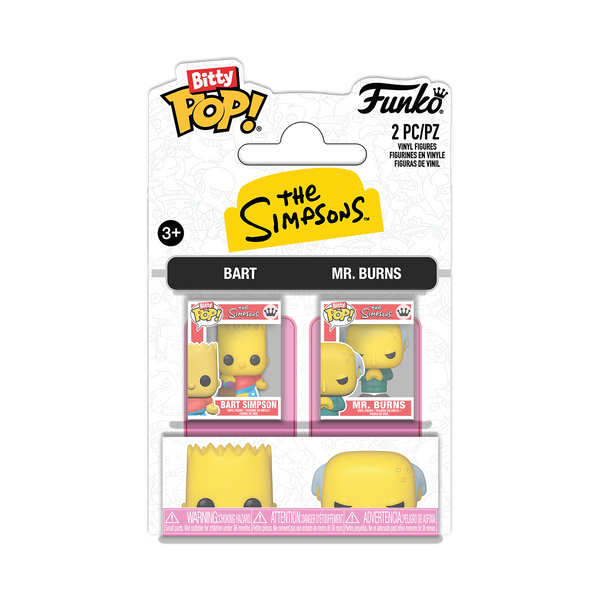 Funko Bitty Pop 2 Pack! Bart & Mr. Burns Los Simpsons
