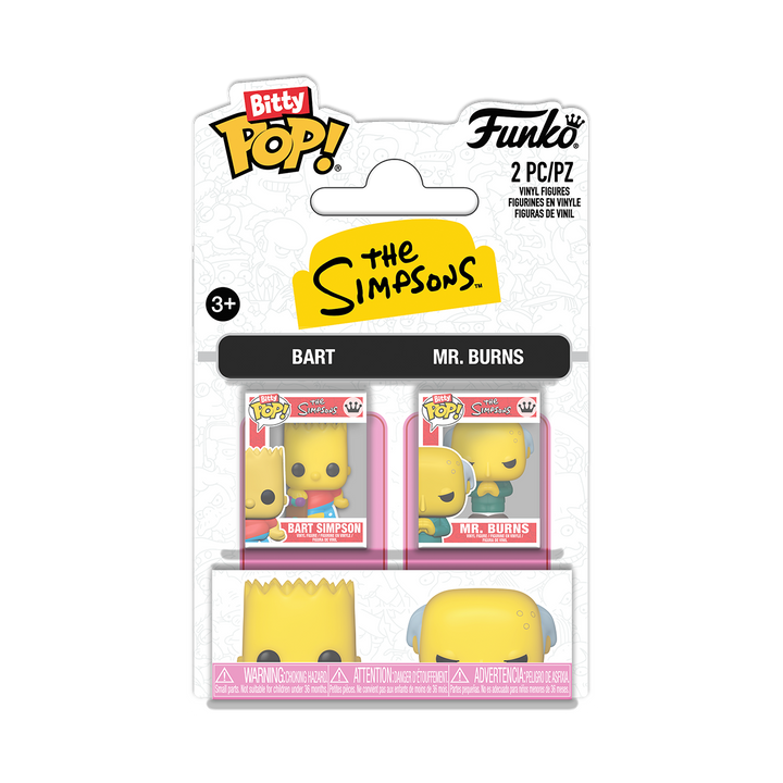 Funko Bitty Pop 2 Pack! Bart & Mr. Burns Los Simpsons