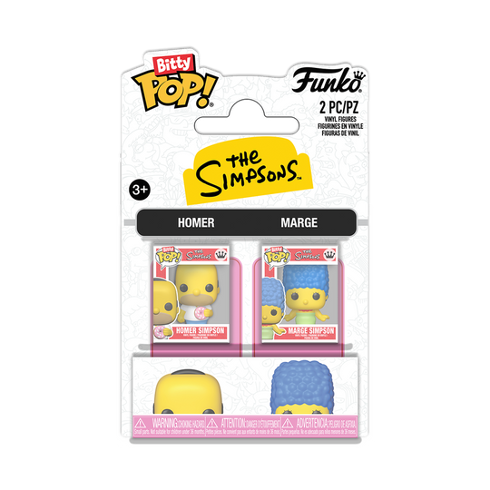 Funko Bitty Pop 2 Pack! Homer & Marge Los Simpsons