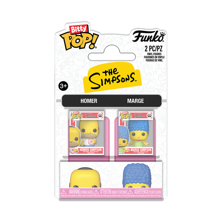 Funko Bitty Pop 2 Pack! Homer & Marge Los Simpsons