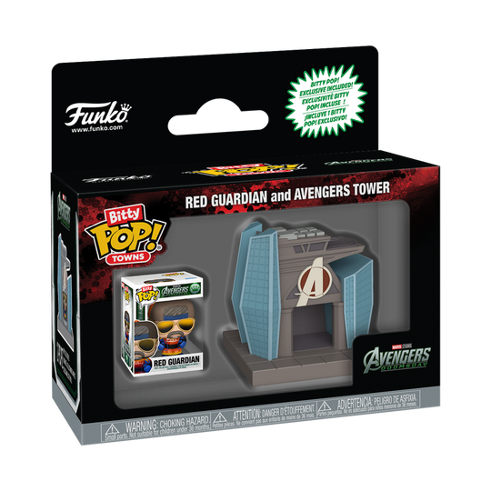 Funko Bitty Pop Towns! Red Guardian And Avengers Tower Avengers: Doomsday