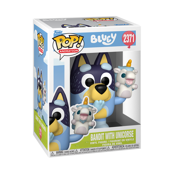Funko Pop Bandit With Unicorse #2371 Bluey