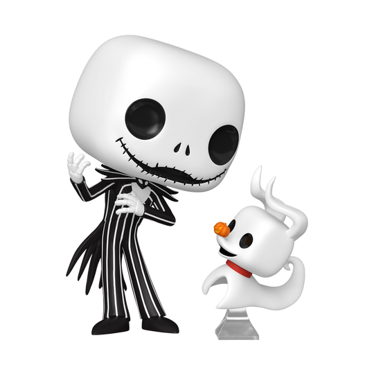 Funko Pop Jack Skellington With Zero #1808 El Extraño Mundo De Jack