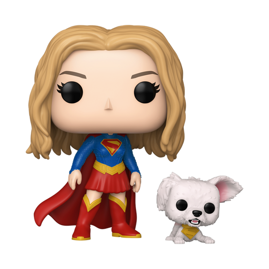 Funko Pop Supergirl With Puppy Krypto #633 Exclusivo