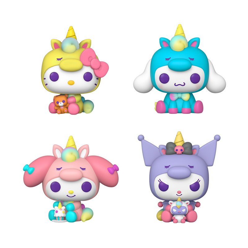 Funko Pop 4 Pack! Hello Kitty / Cinnamoroll / My Melody / Kuromi Sanrio