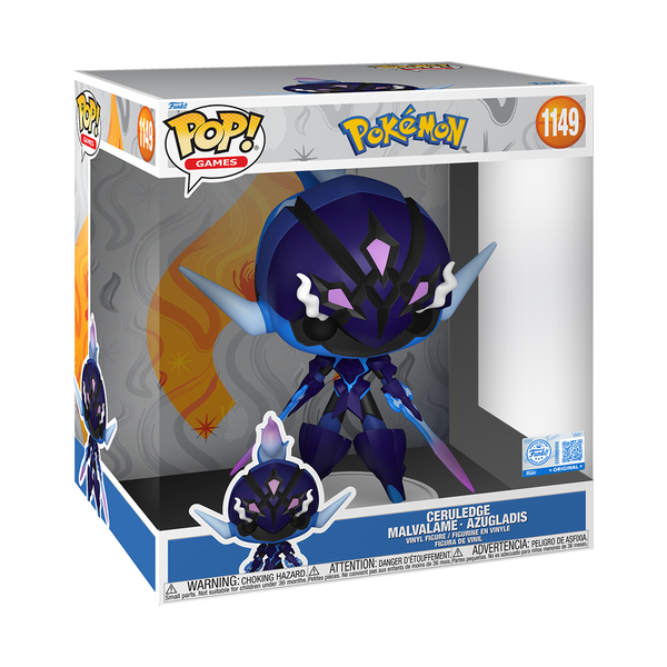 Funko Pop Jumbo! Ceruledge - Malvalame #1149 Exclusivo Pokémon