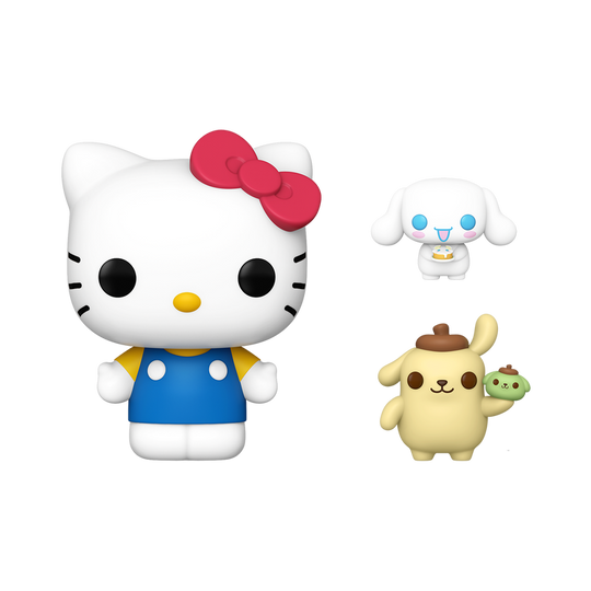 Funko Pop Jumbo! 3 Pack! Hello Kitty With Cinnamoroll & Pompompurin Sanrio