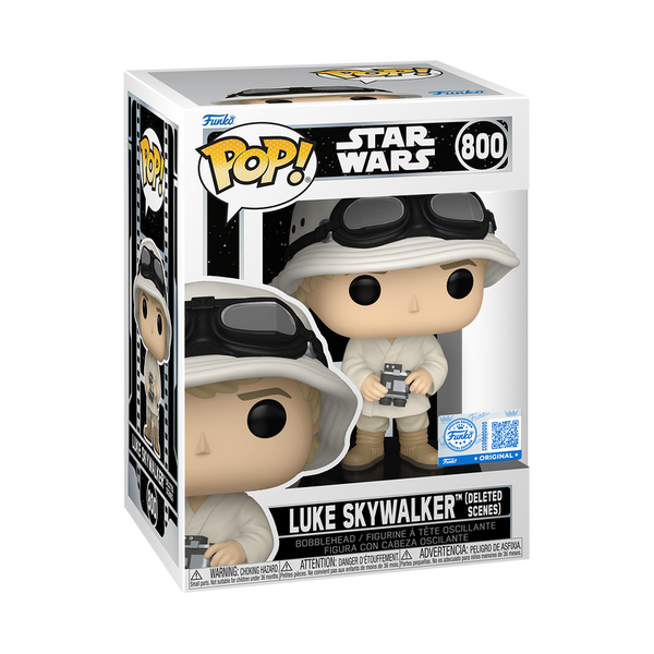 Funko Pop Luke Skywalker (Deleted Scenes) #800 Exclusivo Glow Star Wars