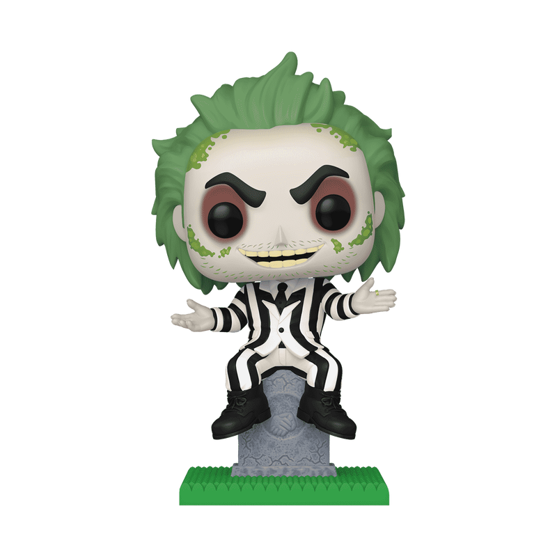 Funko Pop Plus! Beetlejuice On Tombstone #1757 Exclusivo Glow
