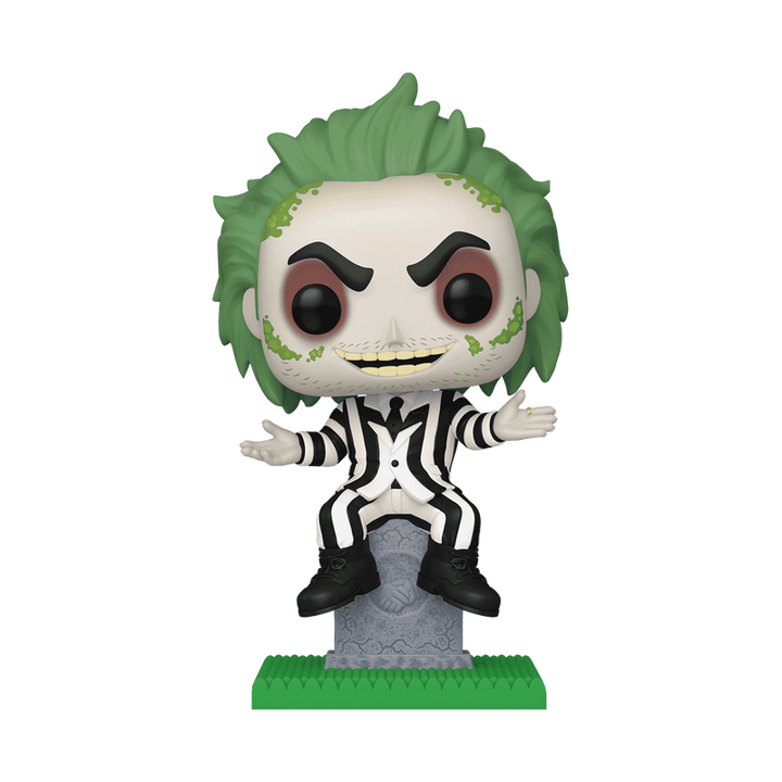 Funko Pop Plus! Beetlejuice On Tombstone #1757 Exclusivo Glow