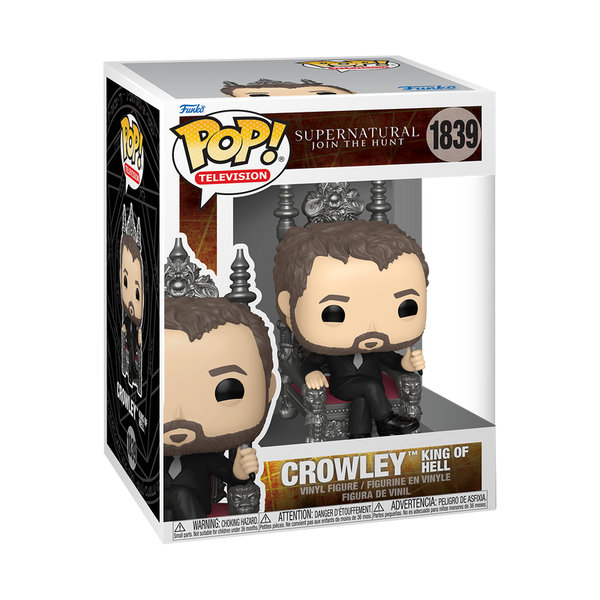 Funko Pop Premium! Crowley King Of Hell #1839 Supernatural