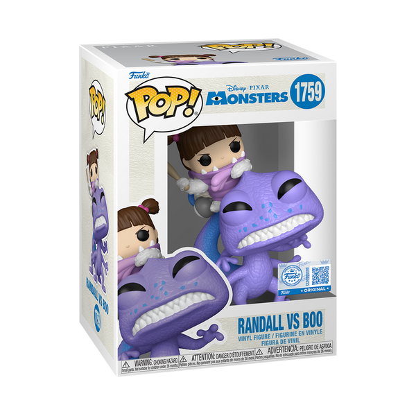 Funko Pop Randall Vs Boo #1759 Exclusivo Monsters, Inc.