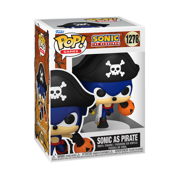 Funko Pop Sonic As Pirate #1278 Sonic The Hedgehog
