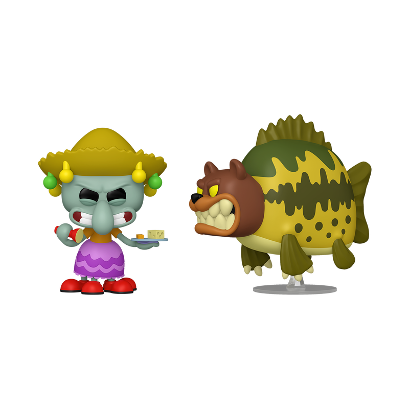 Funko Pop 2 Pack! Squidward & Sea Bear Bob Esponja