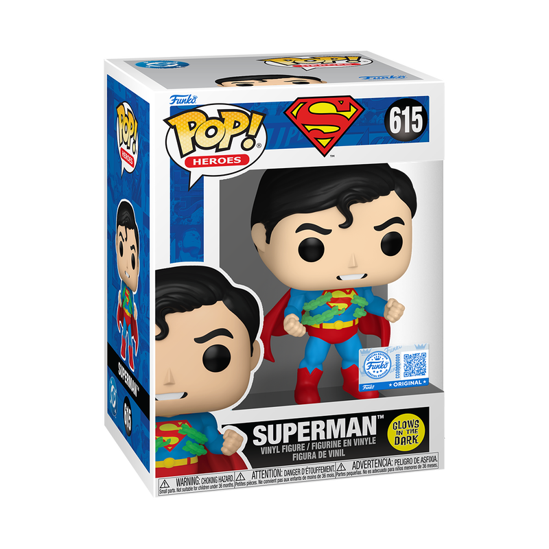 Funko Pop Superman #615 Exclusivo Glow