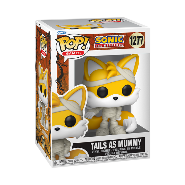 Funko Pop Tails As Mummy #1277 Sonic The Hedgehog