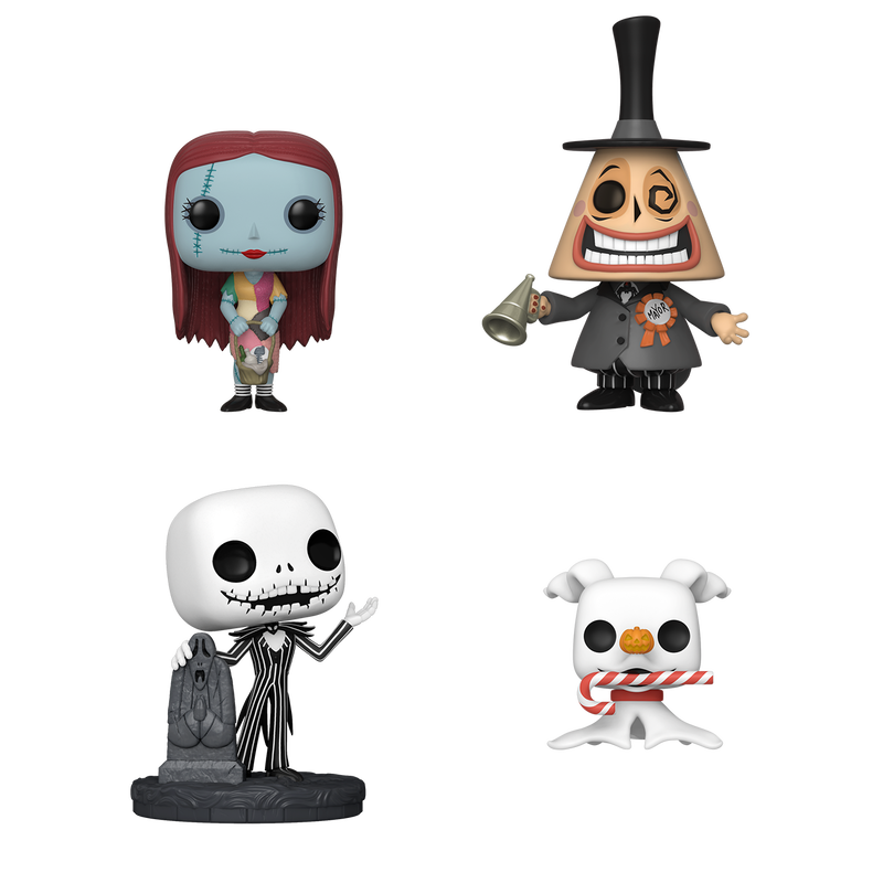 Funko Pop 4 Pack! Sally / Mayor / Jack Skellington / Zero El Extraño Mundo De Jack