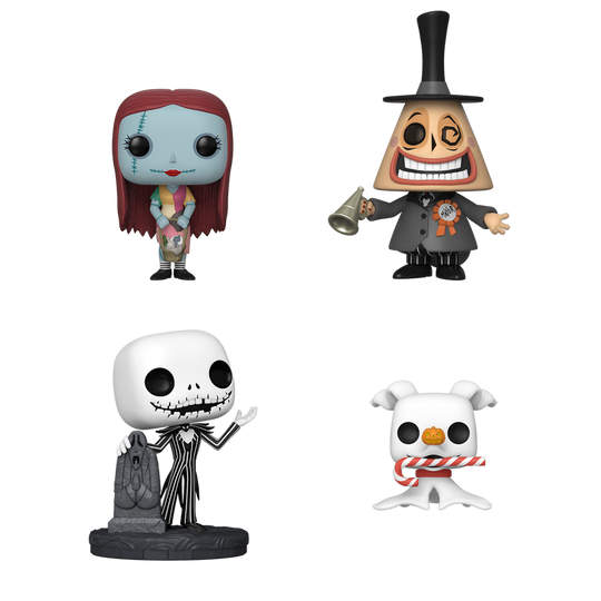 Funko Pop 4 Pack! Sally / Mayor / Jack Skellington / Zero El Extraño Mundo De Jack