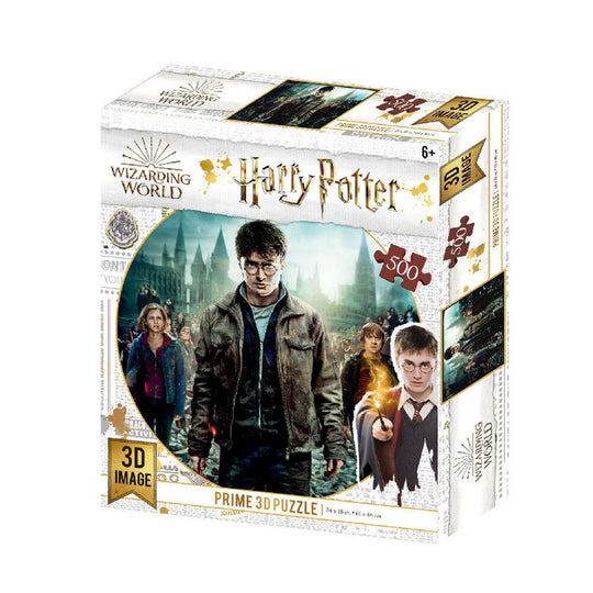 New Arrival Prime 3D Puzzles Rompecabezas Lenticular Harry, Hermione Y Ron 500Pz Harry Potter