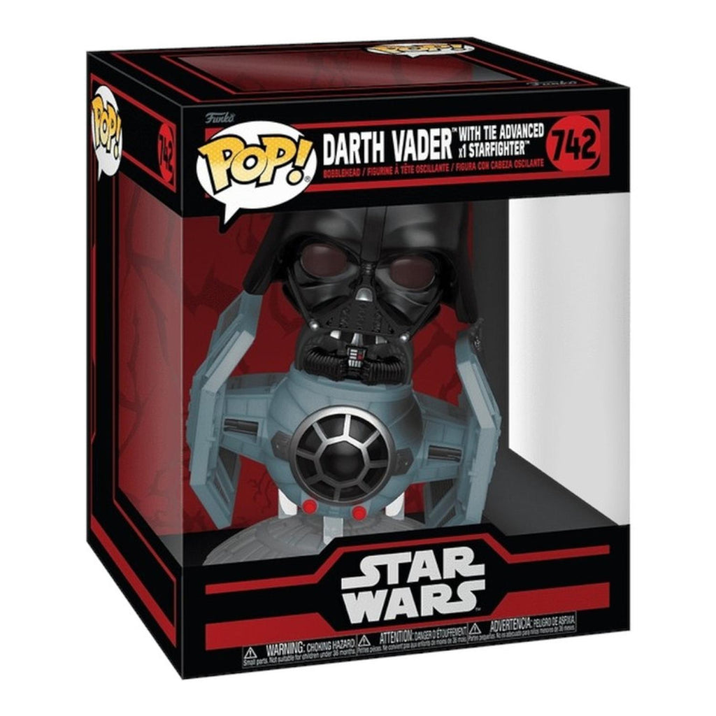 Funko Pop Darth Vader With Tie Advanced X1 Starfighter 742 6 Pulg