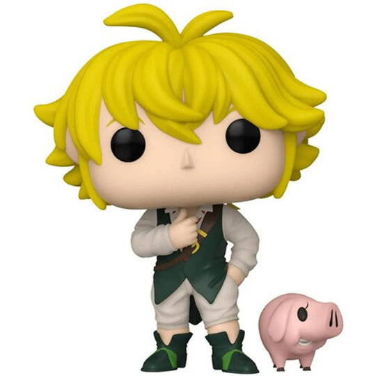 New Arrival Funko Pop Meliodas With Hawk 1497 The Seven Deadly Sins