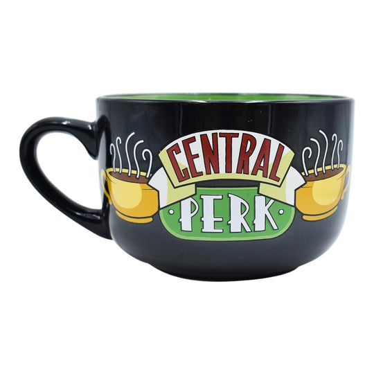 New Arrival Siglo 21 Taza Negra Con Verde Central Perk Friends