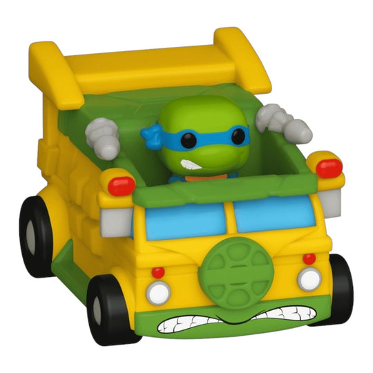 Funko Bitty Pop Ride Leonardo And Turtle Van Las Tortugas Ninja