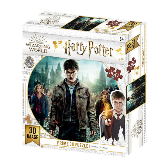 New Arrival Prime 3D Puzzles Rompecabezas Lenticular Harry, Hermione Y Ron 300Pz Harry Potter