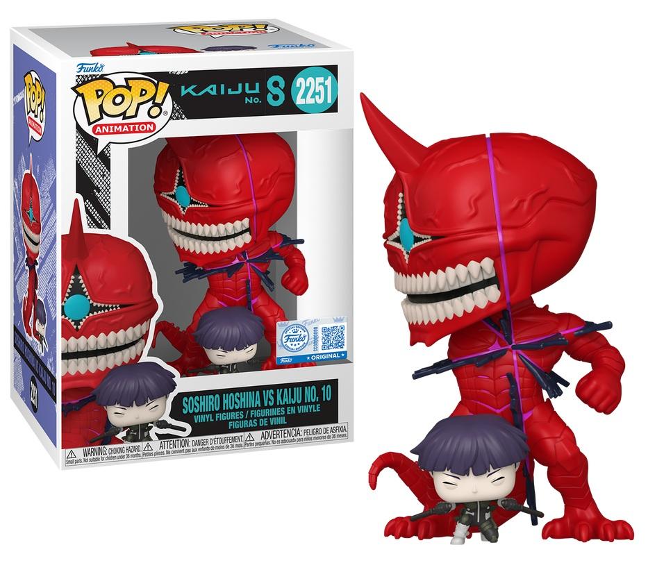 Funko Pop Sishiro Hoshina Vs Kaiju No. 10 #2251 Exclusivo Kaiju No. 8