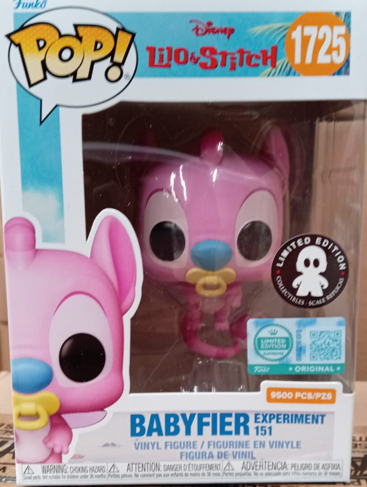 Funko Pop Babyfier Experiment 151 #1725 Exclusivo Lilo & Stitch