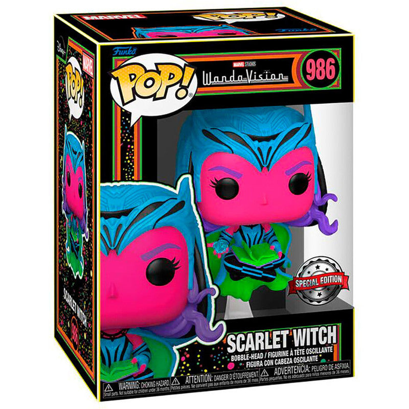 Funko Pop Scarlet Witch 986 Blacklight Exclusivo Wandavision – Limited ...