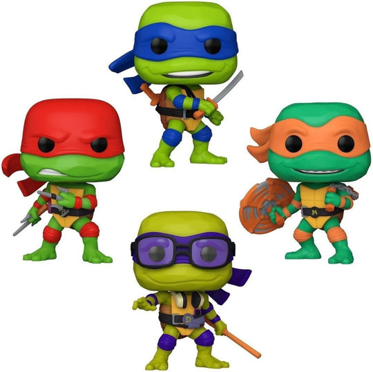 Funko Pop 4 Pack! Leonardo / Donatello / Michelangelo / Raphael # Las Tortugas Ninja