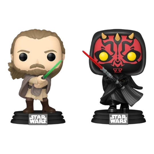 Funko Pop 2 Pack! Qui-Gon Vs. Darth Maul Star Wars