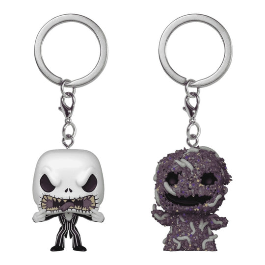 Funko Llavero 2 Pack! Jack Skellington & Oogien Boogie El Extraño Mundo De Jack